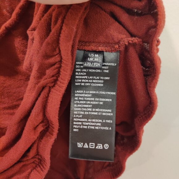 Urban Outfitters Crop Boho Cami | Burgundy | Medium - Picture 6 of 7